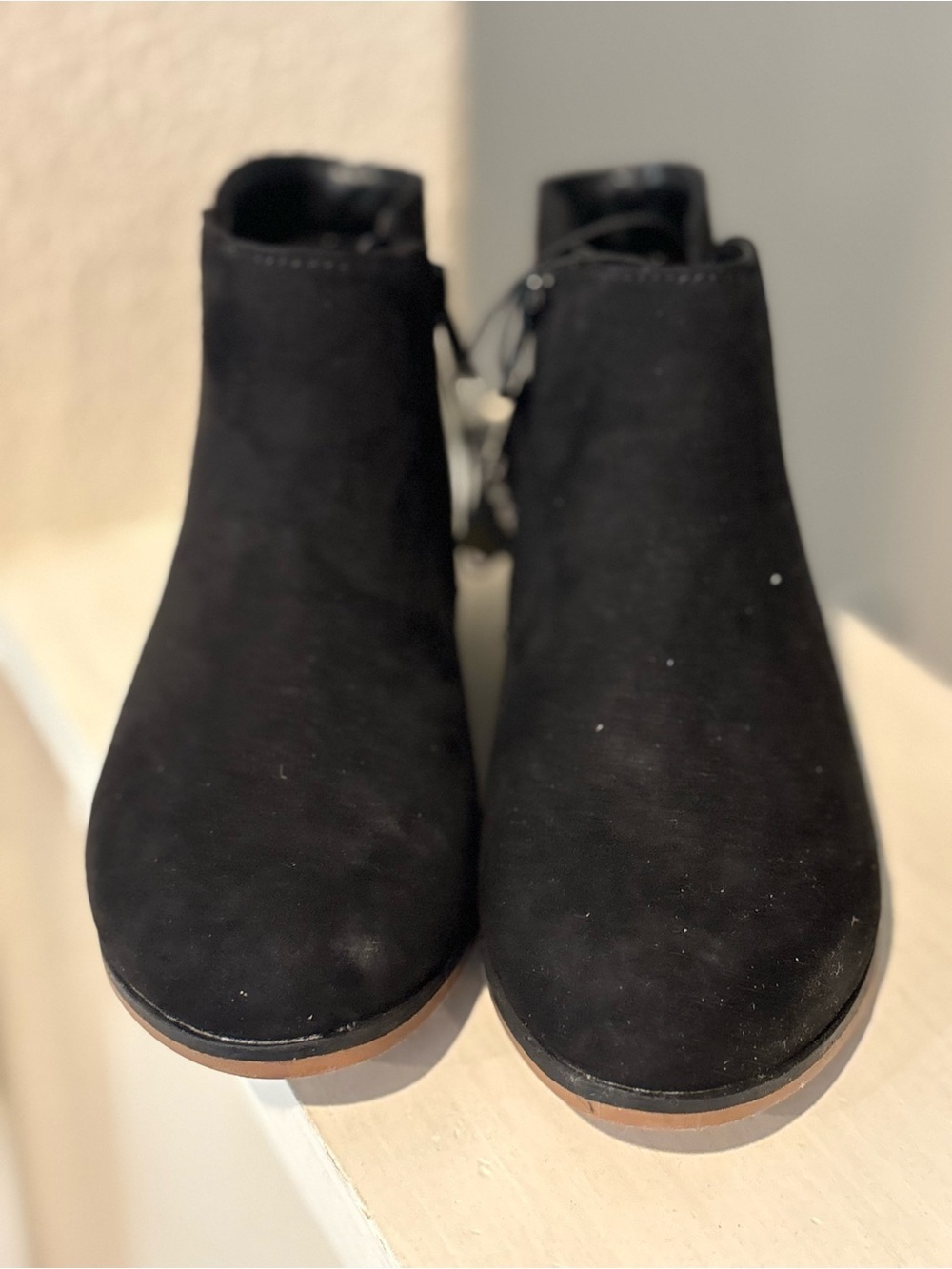 Cat & Jack Boots Toddler Girls Sz 12 Penelope Black Booties Zipper NEW - Picture 3 of 6
